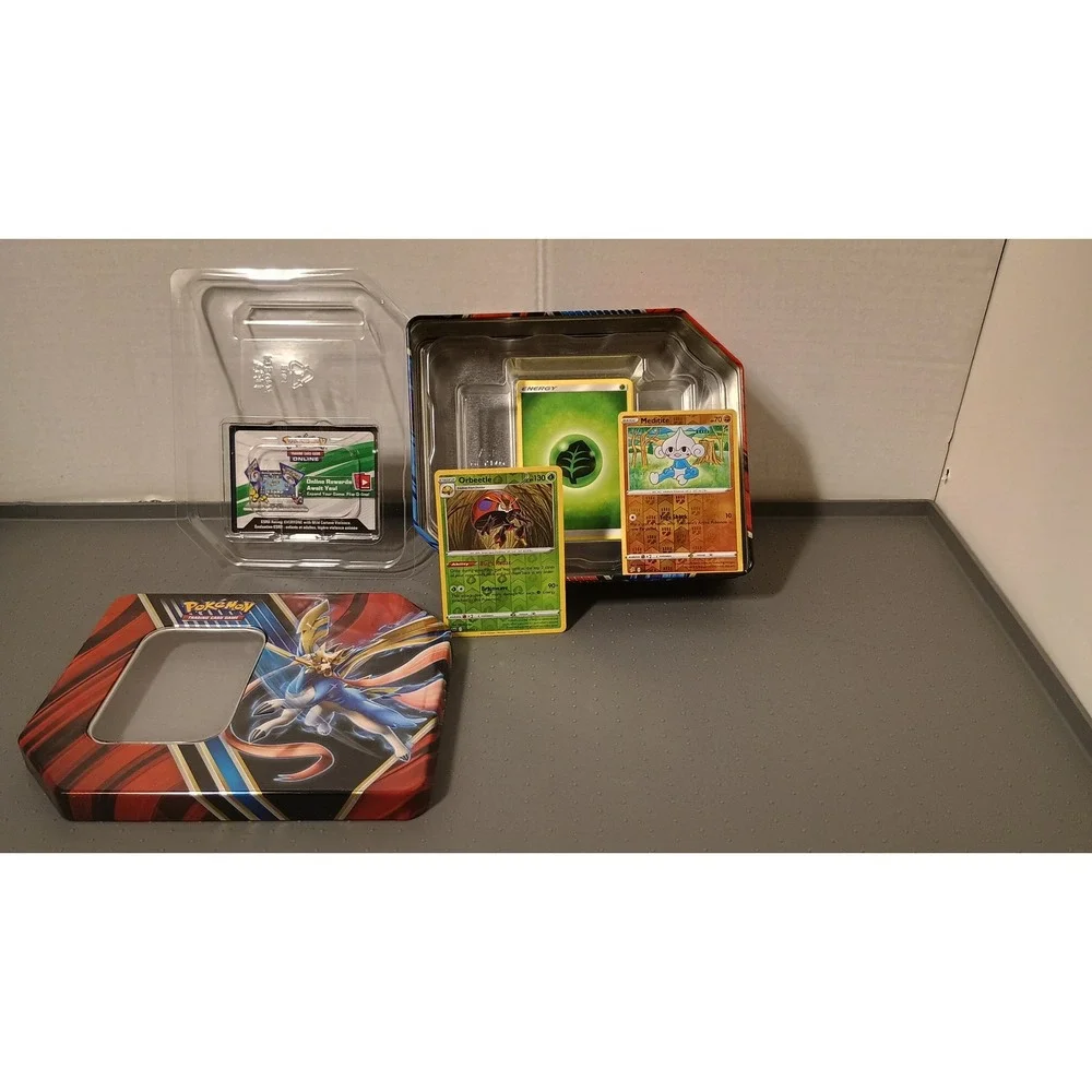 Pokemon Legends of Galar Tin Zacian V Kids Multicolor Good Bulk Cards Included